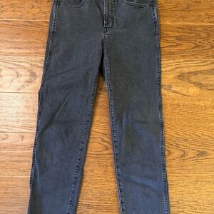 Madewell Stovepipe Women's Skinny Jeans - Dark Gray